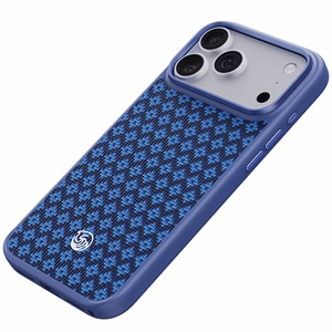 Benks Magnetic Armor Pro Armor Grid Kevlar Case Metal Frame 600D (C.K.FL.AP.BE.B073) for Iphone 18 Pro Max/17 Pro Max blue