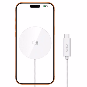 Tech-Protect A50 MagSafe 25 W QI2.2 langaton laturi - valkoinen