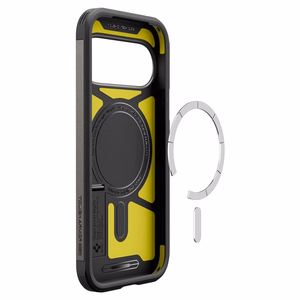 Spigen Tough Armor Mag MagSafe -suojakuori Google Pixel 11 -mallille, tummanharmaa