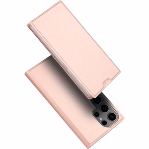 Dux Ducis SKIN PRO lompakkosuojakuori Samsung S25 Ultra ruusukulta