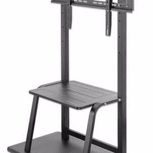 Manhattan TV- ja näyttöteline pyörillä 1 näytölle, 37–100", musta, VESA 200x200–800x600 mm, maks. 150 kg