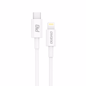 Dudao L6X USB-C - Lightning PD 20W 1m Kaapeli - valkoinen