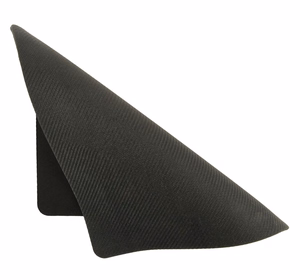 Mousepad 220 x 180 x 2 mm with non-slip rubber underside MP-S-BK black