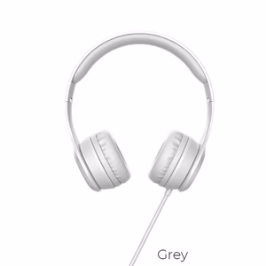 Wired Over-Ear Headphones Jack 3.5mm Hoco W21 Gray