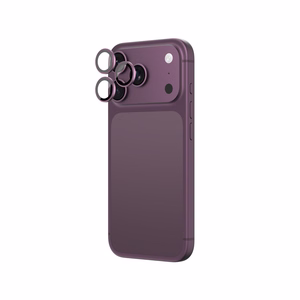 AmazingThing Titan Vision Lens safiirilasinen kameran linssinsuojus mallille iPhone 18 Pro / 18 Pro Max – väri: violetti