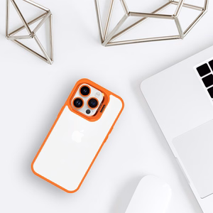 Tel Protect Kickstand Suojakuori + kameran lasi (linssi) iPhone 11 Pro:lle oranssi