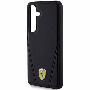 Ferrari Hot Stamp V Lines MagSafe suojakuori Samsung Galaxy S24:lle - musta