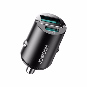 Joyroom JR-CCN18 65 W USB-A USB-C autolaturi - musta