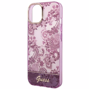 Guess GUHCP14MHGPLHF iPhone 14 Plus 6.7" fuksia/fuksia kotelo Porcelain Collection -mallisto