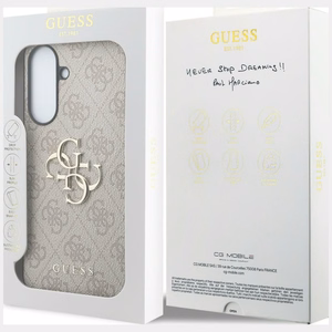 Guess kotelo Samsung Galaxy A37 (4G PU Big Logo) vaaleanpunainen