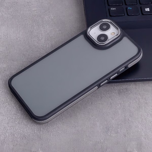 Crystal Black -kuori Samsung Galaxy M55 5G harmaa
