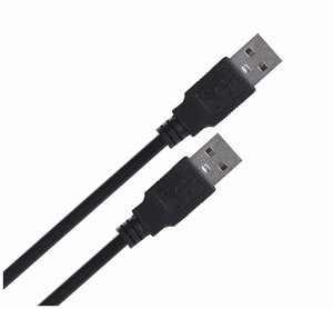 Lanberg CA-USBA-20CU-0010-BK USB kaapeli 1m 2.0 USB A musta