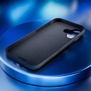 3mk Hardy Silicone MagCase Suojakuori iPhone 16 Plus:lle - harmaa