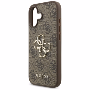 Guess 4G Big Logo Suojakuori iPhone 17:lle - Ruskea