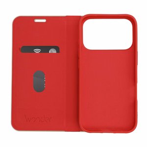 Wonder Frame Suojakuori iPhone 17 Pro Max:lle punainen