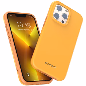Choetech MFM Anti-drop Case Cover iPhone 13 Pro Max oranssi (PC0114-MFM-YE)