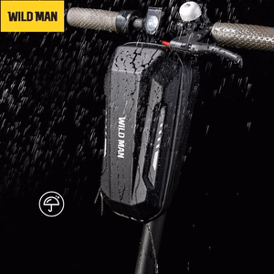 WILDMAN matkalaukku skootterille, vedenpitävä, 2L, GD9, musta