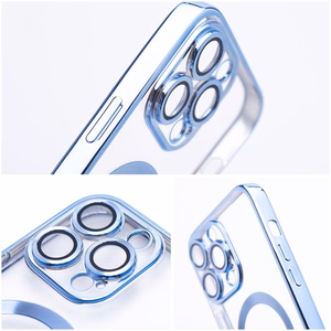 Suojakuori Samsung A37:lle Electro Mag Cover yhteensopiva MagSafe sininen