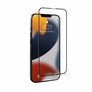 Crong 7D Nano Flexible Glass 9H koko näytön peittävä hybridinäytönsuoja iPhone 13 Mini -laitteelle