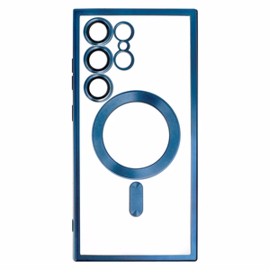 Metallic Magsafe Case for Samsung Galaxy S24 Blue