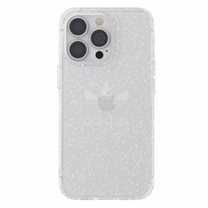 Adidas OR Suojaava selkeä kotelo Glitter iPhone 13 Pro / iPhone 13 - läpinäkyvä hopea