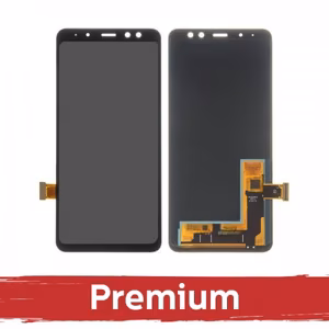 LCD Display Compatible With Samsung A530 A8 2018 Black OEM
