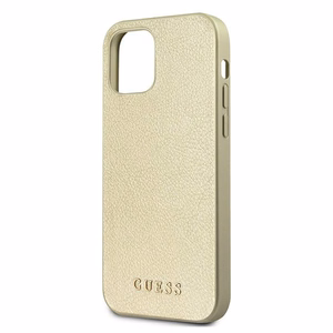 Guess GUHCP12LIGLGO iPhone 12 Pro Max 6.7" kultainen/kultainen kovakotelo Iridescent (Iriseva)