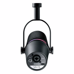 Shure MV7i – älymikrofoni sisäänrakennetulla ääniliitännällä