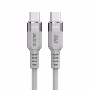 USB Kaapeli Dudao LC5MAX harmaa Type-C / Type-C 100cm