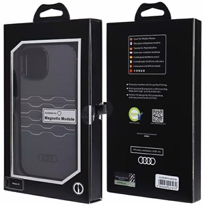 Audi IML MagSafe suojakuori iPhone 15 / 14 / 13:lle - musta