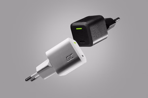 Green Cell PowerGaN 33W PD 3.0 QC 3.0 USB-laturi 1× USB-C, valkoinen