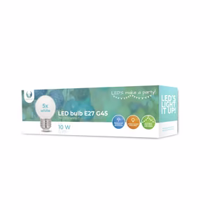 Forever Light LED-lamppu E27 G45 2W 230V neutraali valkoinen 5 kpl