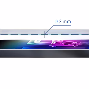 Karkaistu lasi 3mk Hard Glass Max Lite Apple iPhone 15 Plus musta