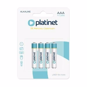 Alkaline battery Platinet LR03 / AAA (4pcs)