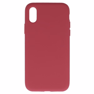 Silicone Lite Suojakuori iPhone X/XS:lle viininpunainen