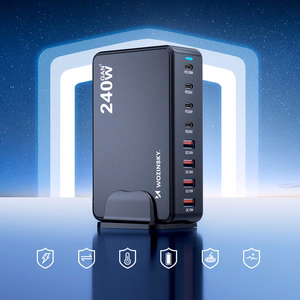 Wozinsky WSL-240 GaN QC3 Charging Station - 200W - Black