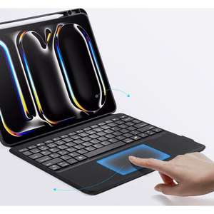 Dux Ducis DK -suojakuori langattomalla näppäimistöllä iPad Pro 13 2024 musta