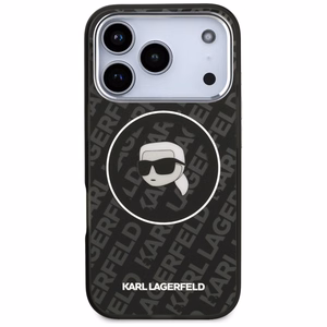 Karl Lagerfeld IML Karl Head Logo MagSafe -suojakuori iPhone 17 Pro Max - musta