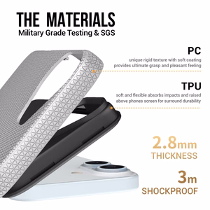 Perfectionists Triangle Mag Case iPhone 16 silver