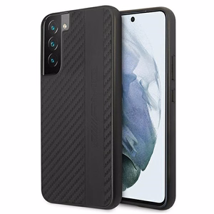 AMG Carbon Stripe&Embossed Kotelo Samsung Galaxy S22+ - musta