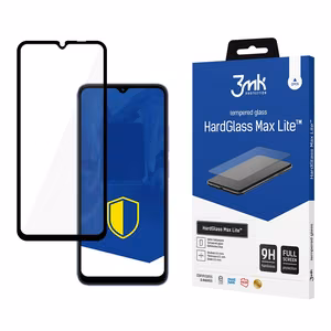 3mk HardGlass Max Lite - Karkaistu lasi Xiaomi Redmi 12C:lle (musta)