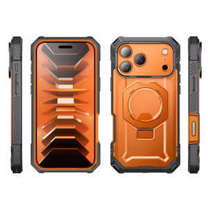 Supcase Grip Pro Mag MagSafe -suojakuori iPhone 18 Pro / 17 Pro – oranssi
