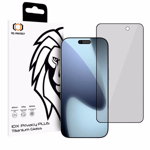 Tel Protect 10X Privacy Titanium -näkösuojattu karkaistu suojalasi Apple iPhone 17 Pro Maxille