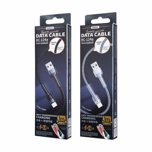 USB cable Remax RC-124a USB-A to USB-C 1.0m black