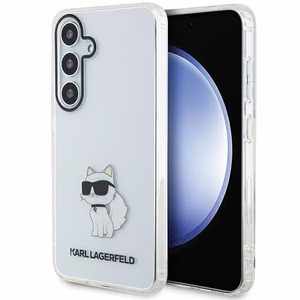Karl Lagerfeld IML Choupette kovakuori Samsung Galaxy S24+:lle - läpinäkyvä
