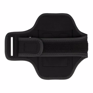 Armband Slim Type 2 Suojakuori iPhone 13/13 Pro/14/14 Pro/15/15 Pro/16/16 Pro/Samsung S21/S22/S23/S24:lle 5,5 tuumaa - musta-vaaleanpunainen