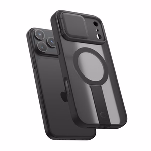 Tech-Protect Kevlar Aura MagSafe suojakuori malleille iPhone 18 Pro Max / 17 Pro Max, mattamusta