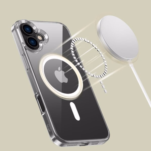 Tech-Protect FlexAir Hybrid MagSafe Suojakuori iPhone 16 Plus:lle - läpinäkyvä