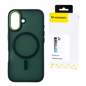 Wozinsky Fashion Suojakuori MagSafe Samsung Galaxy S25:lle - vihreä