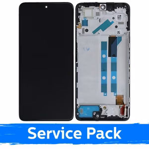 LCD display compatible with Xiaomi Redmi Note 12 Pro 4G / Redmi Note 11 Pro / Poco X4 Pro 5G black with frame (service pack)